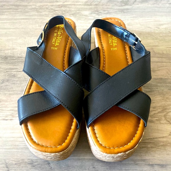 Bella Vita platform espadrilles size 11W - Picture 4 of 8